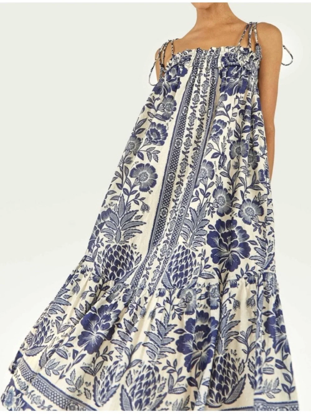 Farm Rio Floral Sundress - Spaghetti Strap Dress - Picture 3 of 3